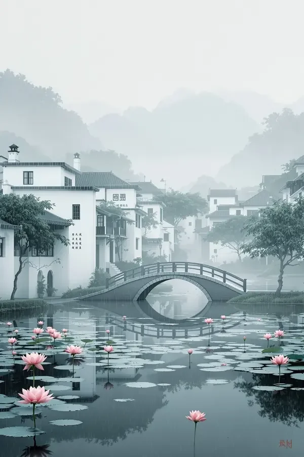 烟雨江南